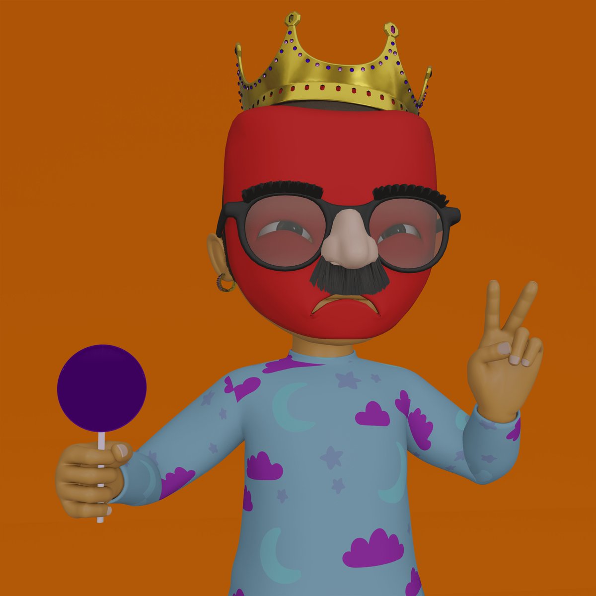 SadKidClubhouse's tweet photo. What are some of your favorite traits for NFT collections? #Buckethat #Sailorhat #Crown #SilvioHat #Pizza #HeartGlasses #Disguise #CrossEarring #Lollypop #AlgorandNFTs #Algorand https://t.co/H1JcaJ0dfe
