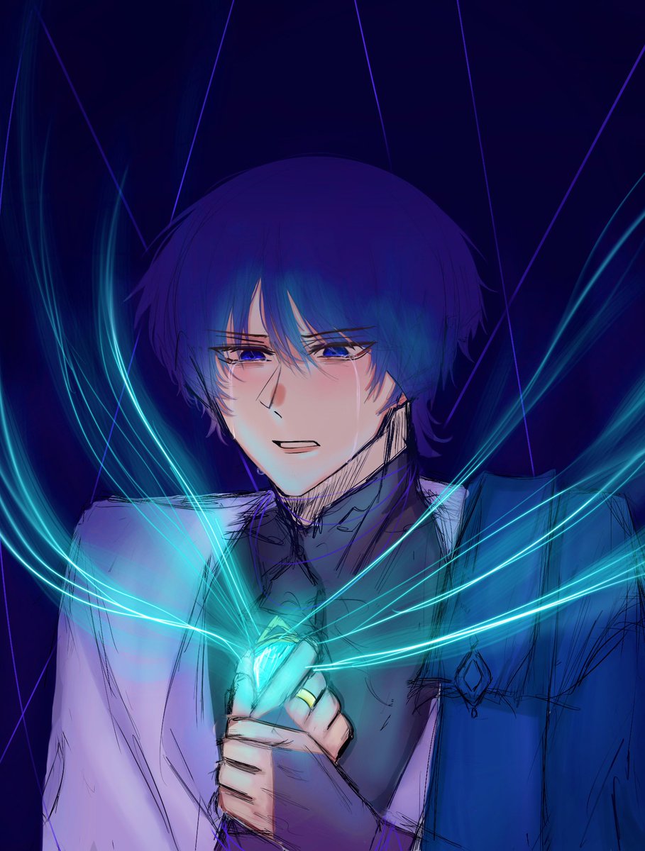 sou_mnium's tweet photo. "I don't need such thing called feelings." #scaramouche #GenshinImpact #angst #genshinimpactfanart messy as ever
 (￣▽￣) https://t.co/ZA9J3Etnsz