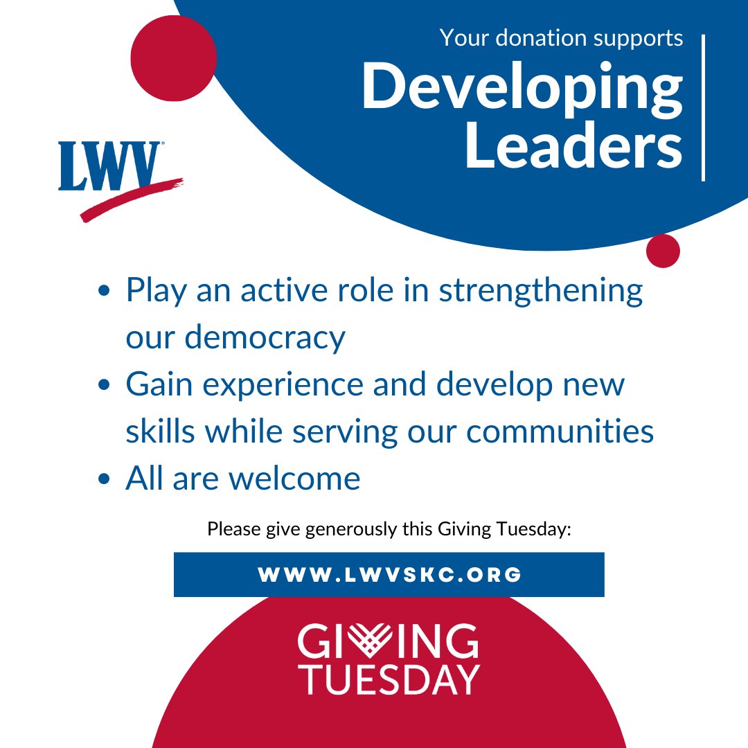 LWVSeattleKC's tweet photo. Help us empower future leaders with your donation today! https://t.co/cU1xK7kuxl #GivingTuesday2022 #GivingTuesday https://t.co/TMvpfvsp6d