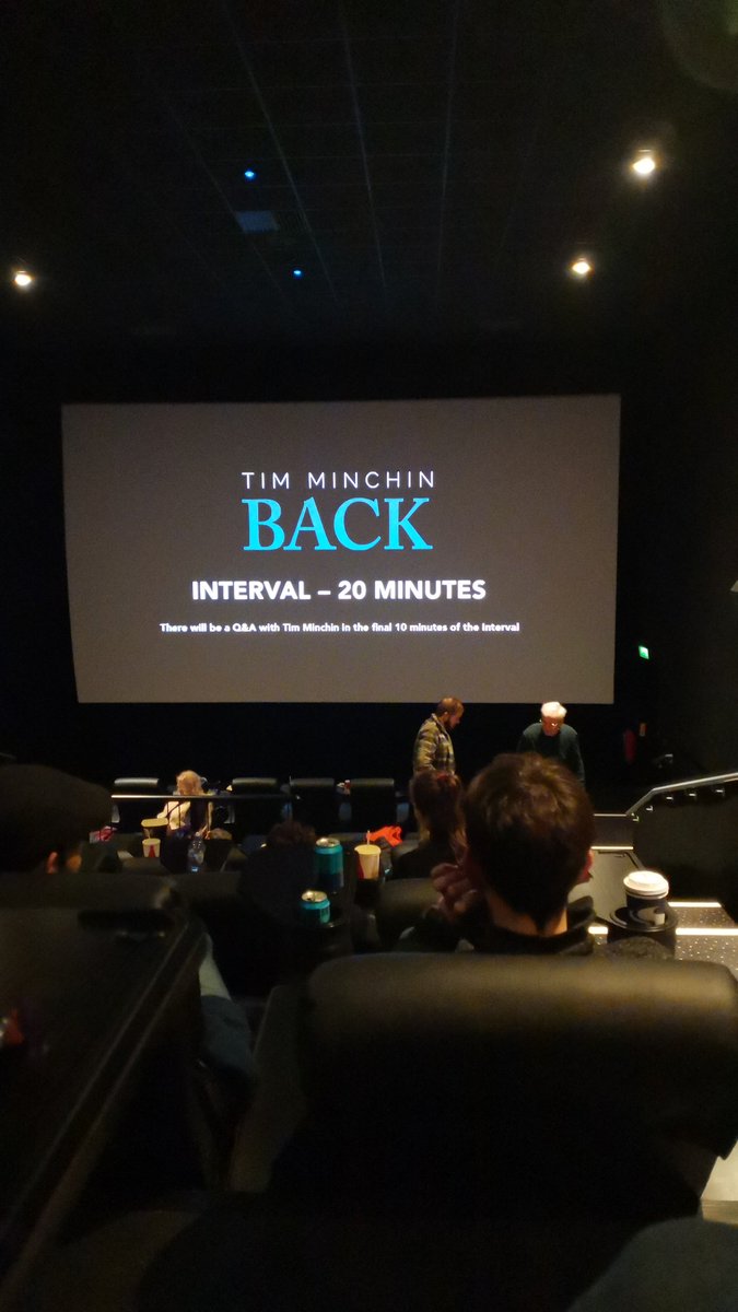Just saw <a href="/timminchin/">Tim Minchin</a>, Back at the cinema. I laughed and also actually cried. An unexpected but heartfelt emotion, especially as I've already seen the show live. It meant more since losing my dad. Thank you Tim.