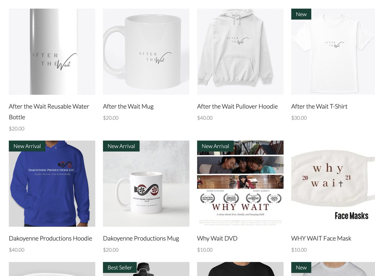 AftertheWait's tweet image. Christmas time is almost here! Celebrate the holiday and show your support by getting your loved ones some exclusive After the Wait merch. Just in time for the premiere! Shop now: dakoyenneproductions.com/shop
.
#supportindiefilm #romance #drama #christian #supportblackcreatives
