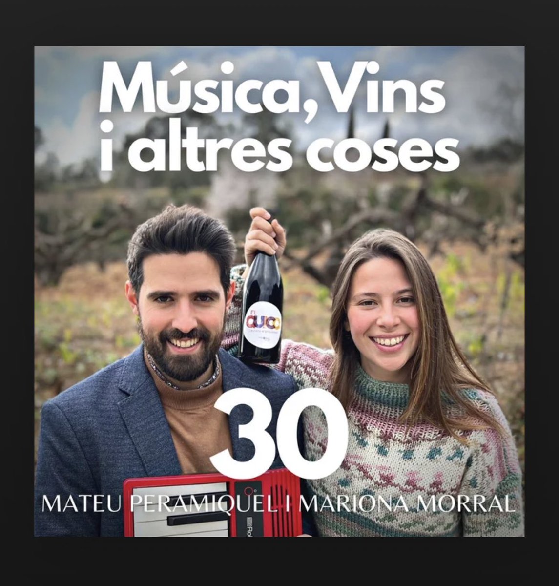 🎉Arribem als 30 episodis amb música, vins i altres coses! El millor podcast de vins i música! <a href="/mfontpuig/">cellercanmorral</a> #wecolormusic #podcastig
