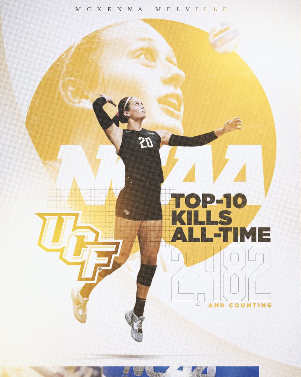UCF_Volleyball's tweet photo. Racking up another milestone ‼️ https://t.co/DS6vuPCtcL