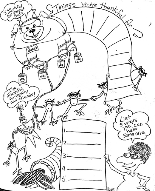 Here’s some joy Les made for us to color and write about the things we're grateful for. You can download &amp; share with your family and friends. I’m grateful for all of you! You make my world full of love, laughter, and weird whimsy! Love and joy to all!
radio.wakeupyourweird.com/wp-content/upl…