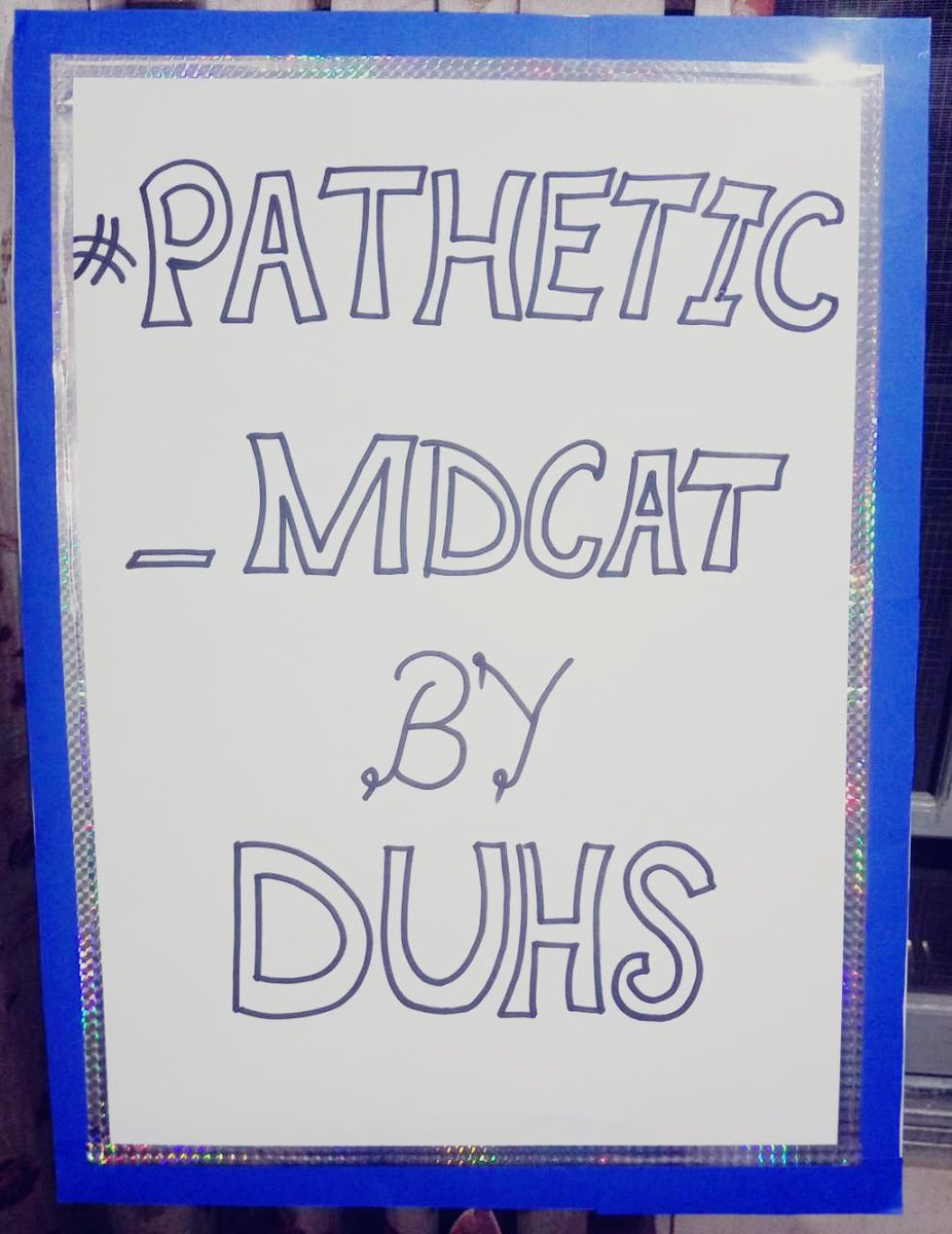RafeeqRumaisa's tweet photo. Today is the last day to raise our voice together. If not today then nothing gonna happen and no one get justice. Please you all be on time gathered outside the Dow. It’s the high time to speak for our own dreams and future. #MDCATTest2022 https://t.co/HfqL0xhnjf