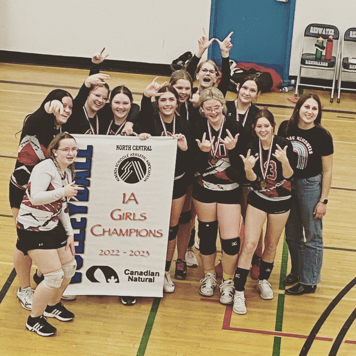 Congratulations to the Warburg Panthers Sr. Female Volleyball team on the zone win last weekend ! Good luck as they head to provincials tonight! <a href="/BlackGldSchools/">Black Gold School Division 🇨🇦</a> <a href="/warburgschool/">Warburg School</a>