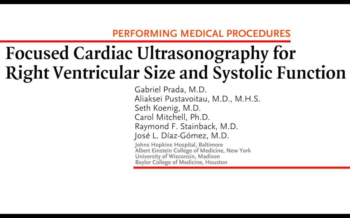 1st VCM <a href="/NEJM/">NEJM</a>—#FOCUS for the Right🫀with my best mentee ever <a href="/GabrielPradaMD/">Gabriel Prada MD</a>. And Anesth, Cards, CCM, Pulm, and Sonographer co-authors. authors.nejm.org/MSImageReview/…  An unforgettable Thanksgiving Day 2022 after two years of hard work!