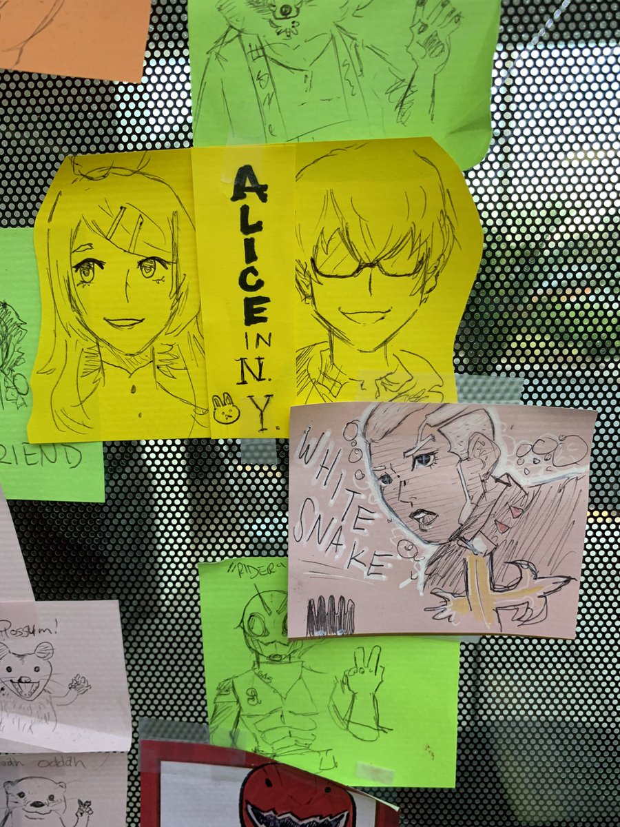 wowimrad's tweet photo. The wall ever expands and I promise I do art at home on my computer even if it doesn’t seem like it
(but also give me characters to put on the wall anyways) https://t.co/76o4jyQZom