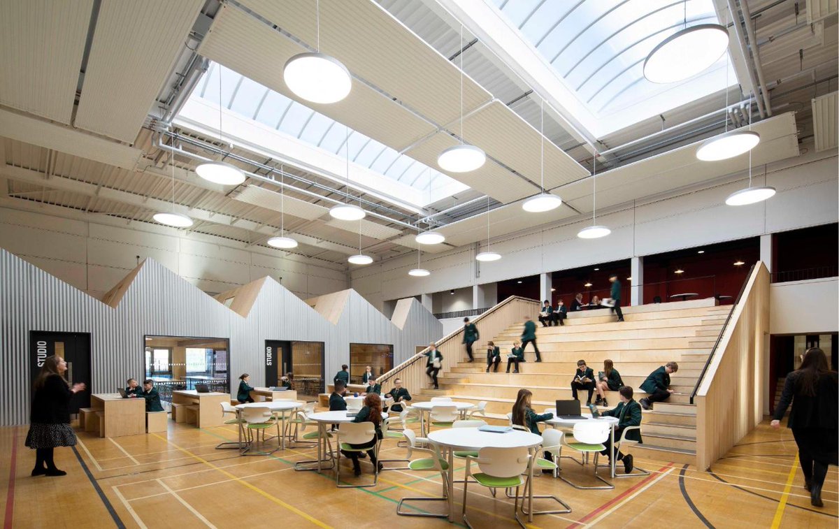 The School category winner is <a href="/bdp_com/">BDP</a> for WaterSHED, Wardle Academy. 'On a tight budget, this project creates a community space in the heart of the school, and it’s making such a difference,’ said the judges #AJArchAwards ✨