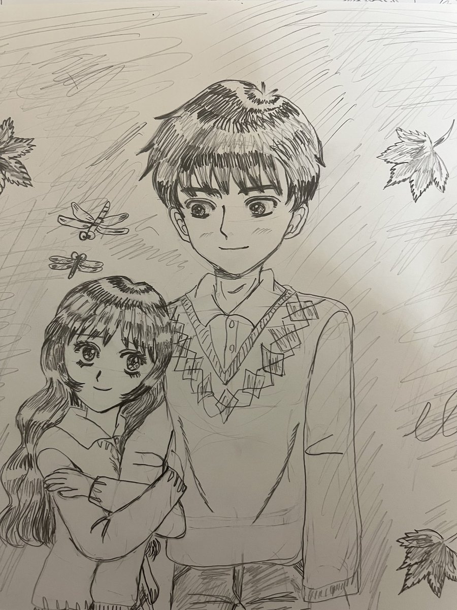 私の描く大まると風三は濃度の違いだけでよく似ている…天然ほんわか系の女の子と彼女だけにめちゃくちゃ甘い正直王子様。
#イラスト
#五等分の花嫁
#大まる
#イラスト王国