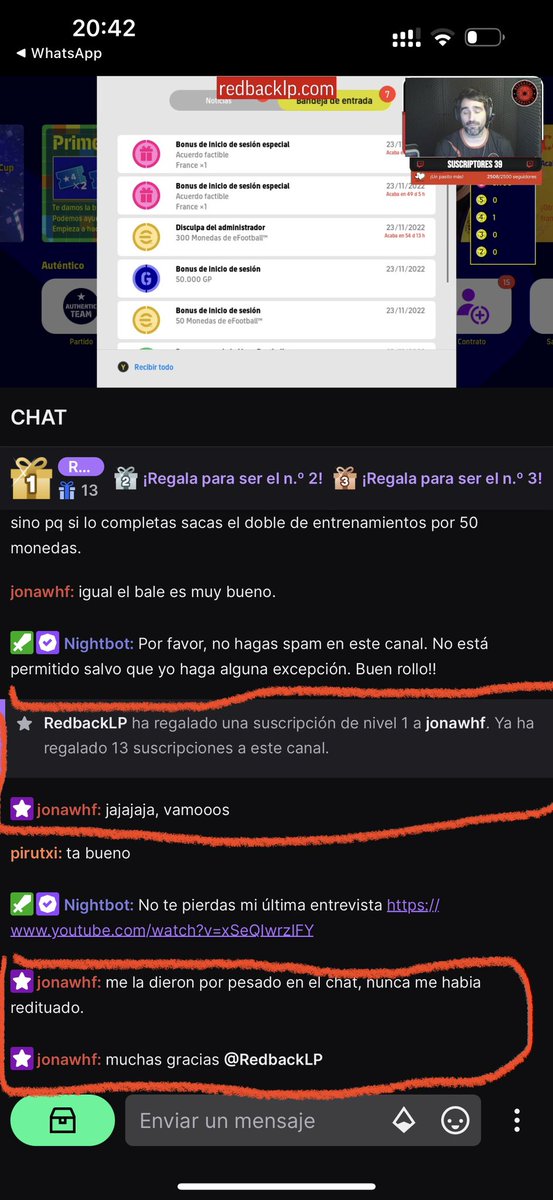 RedbackLP's tweet image. Seguimos luchando juntos. Al menos para nosotros, tan necesario el jugador como el espectador. 
De todo lo bueno, un montón para vosotros… #eFootball