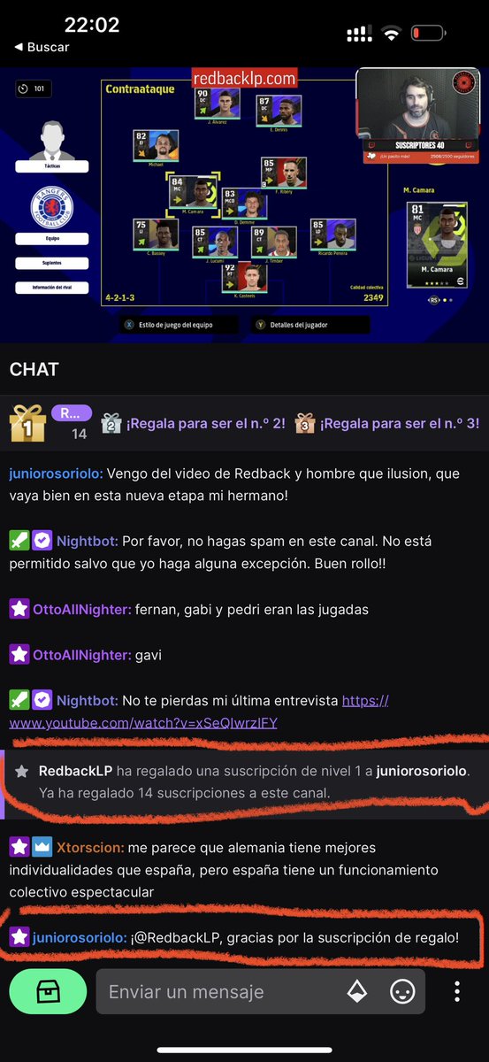 RedbackLP's tweet image. Seguimos luchando juntos. Al menos para nosotros, tan necesario el jugador como el espectador. 
De todo lo bueno, un montón para vosotros… #eFootball
