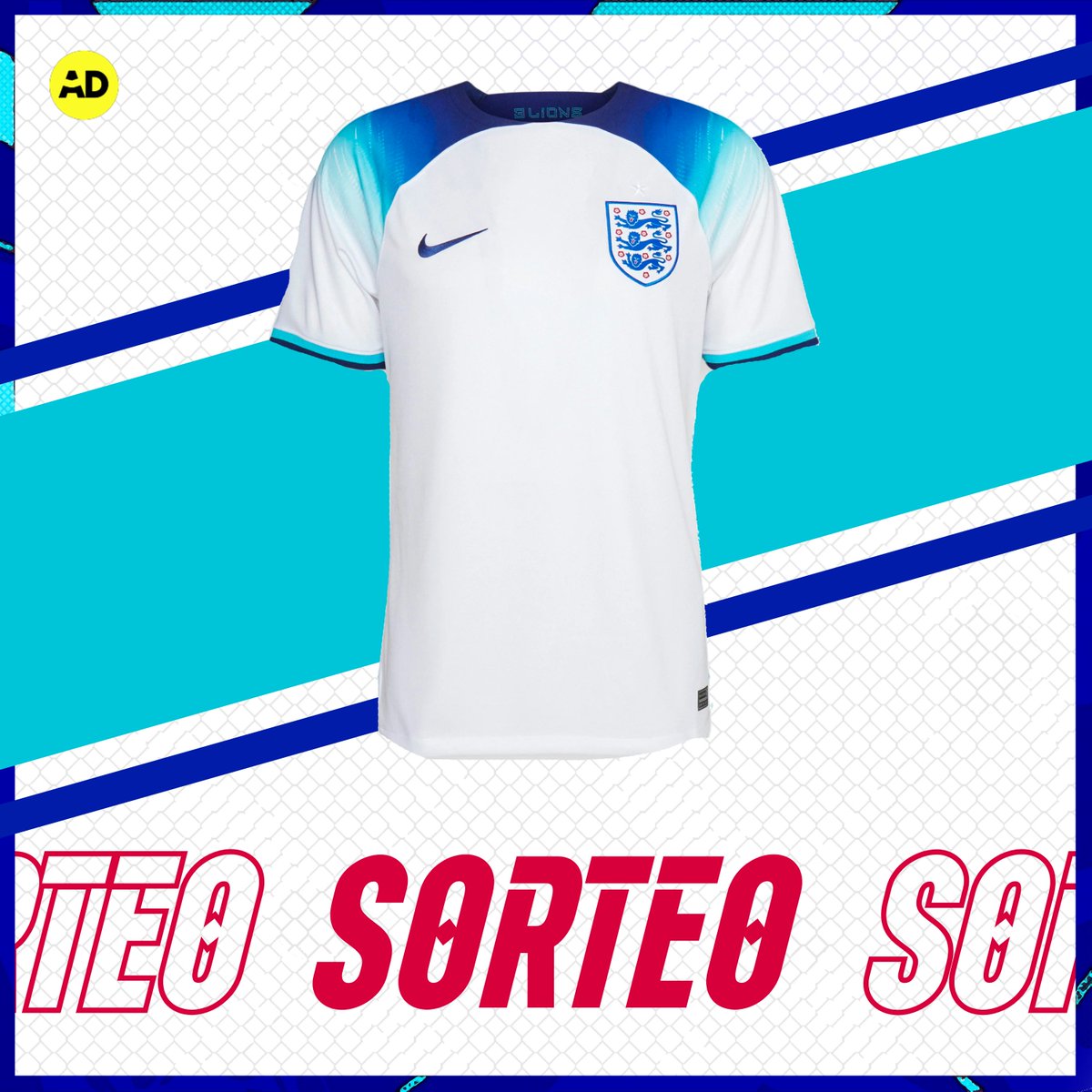 Offsider_ES's tweet photo. 🎁 ¿Quieres ganar una 𝗰𝗮𝗺𝗶𝘀𝗲𝘁𝗮 de INGLATERRA? 🏴󠁧󠁢󠁥󠁮󠁧󠁿

📌 Si hoy Inglaterra gana con gol de Bellingham, sorteamos su camiseta entre los que den RT y nos sigan. 

🍀 ¡Mucha suerte a todos! #FIFAWorldCup | #Qatar2022 https://t.co/km0lqPPDMg