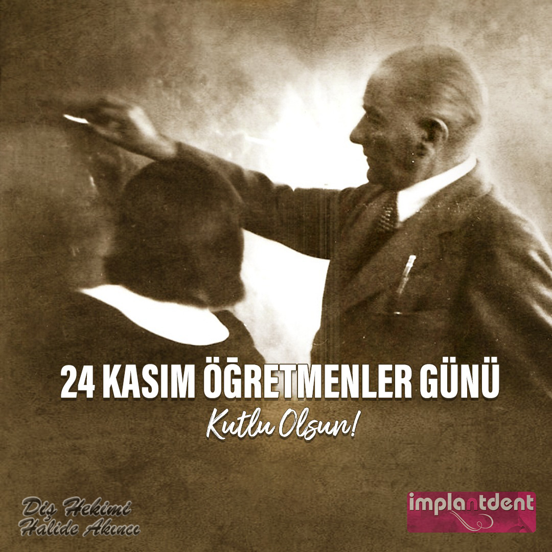 Başta Başöğretmenimiz Gazi Mustafa Kemal Atatürk olmak üzere tüm öğretmenlerimizin 24 Kasım Öğretmenler Günü kutlu olsun!
#öğretmenlergünü #24kasım #Atatürk #24kasımöğretmenlergünü