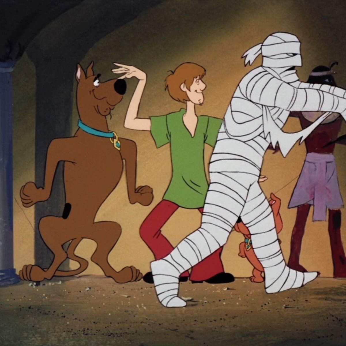 ScoobyandCam's tweet image. Happy 42nd Anniversary to “Mummy’s The Word”, “Hang In There, Scooby” and “Stuntman Scooby”. These episodes were a triple feature of episode 3, season 1 of “The Richie Rich/Scooby-Doo Show”. This episode aired on November 22nd, 1980 on ABC.

#ScoobyDoo #ScrappyDoo