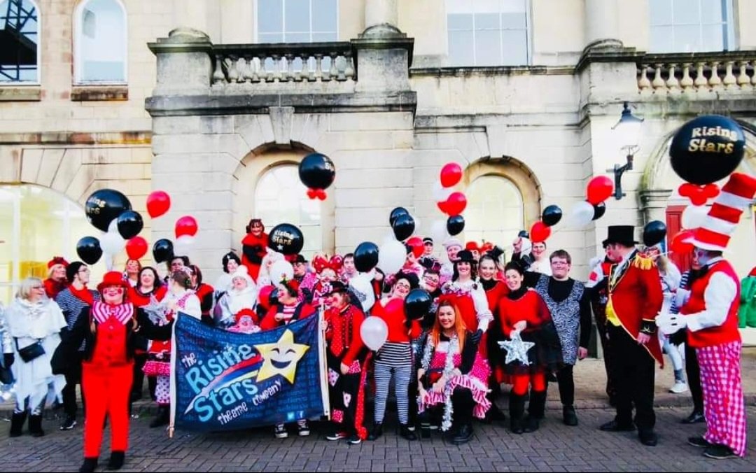 KathB102's tweet photo. @RsTheatre Another fabulous outing with the Rising Stars in the @EnjoySwansea Christmas Parade. Such a great bunch of people to be around,always smiling and full of fun. ❤️ https://t.co/3lg3SK4Mmt