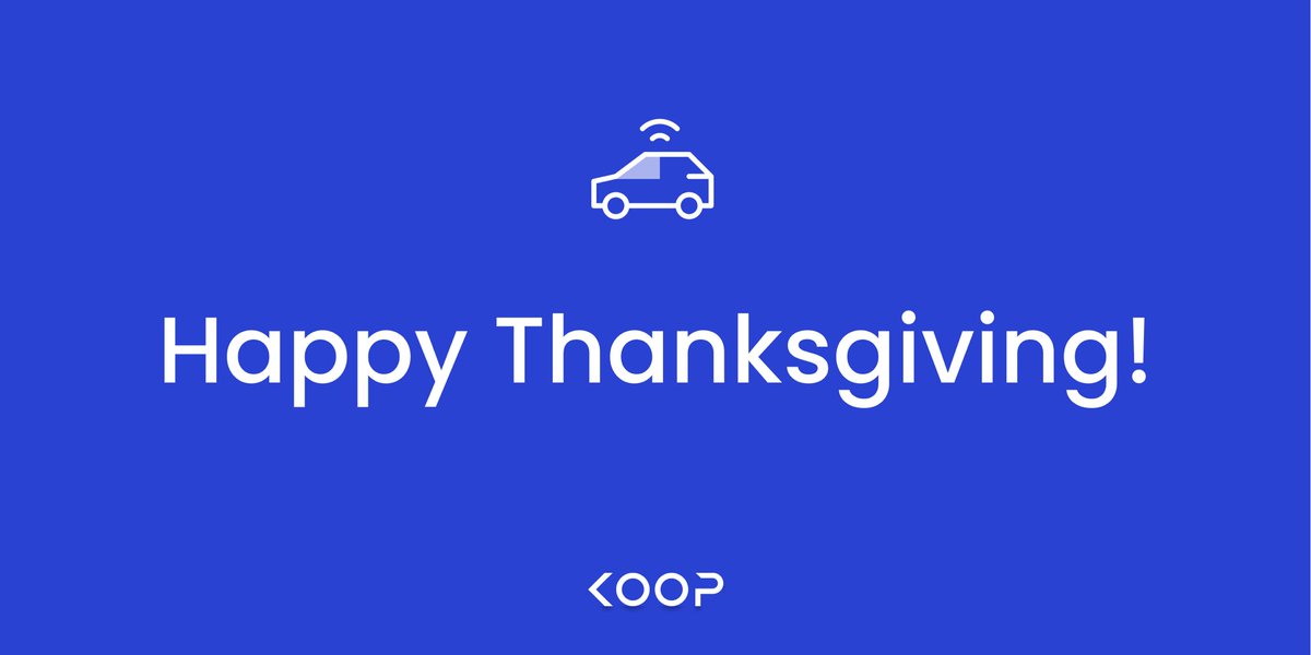 koop_ai's tweet image. Our team wishes Happy Thanksgiving to our customers, investors, and friends of the company!  We are grateful for your trust and support as we facilitate the adoption of automation technologies across land, sea, and air!

#insuring #automation