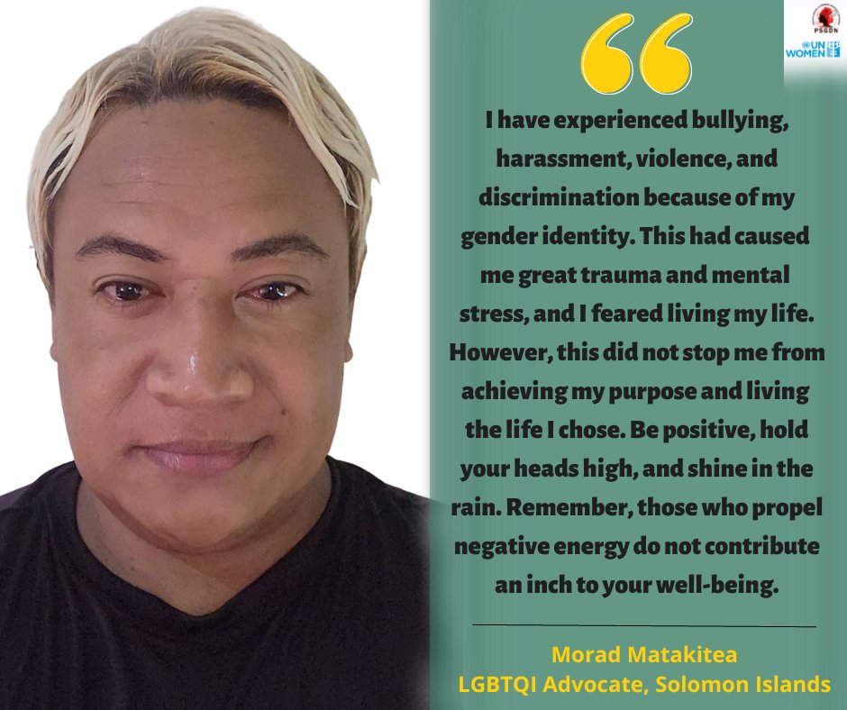 PSGDN1's tweet photo. THURSDAYS IN BLACK
Every Thursday, #PSGDN joins global #ThursdaysinBlack campaign in solidarity with survivors of all forms of violence. Get involved & SAY NO to VIOLENCE & DISCRIMINATION against #LGBTQI community in the #Pacific.
#EVADA #SpotLightInitiative #PIDSOGIESC+ #SayNo https://t.co/AThGiplEiy