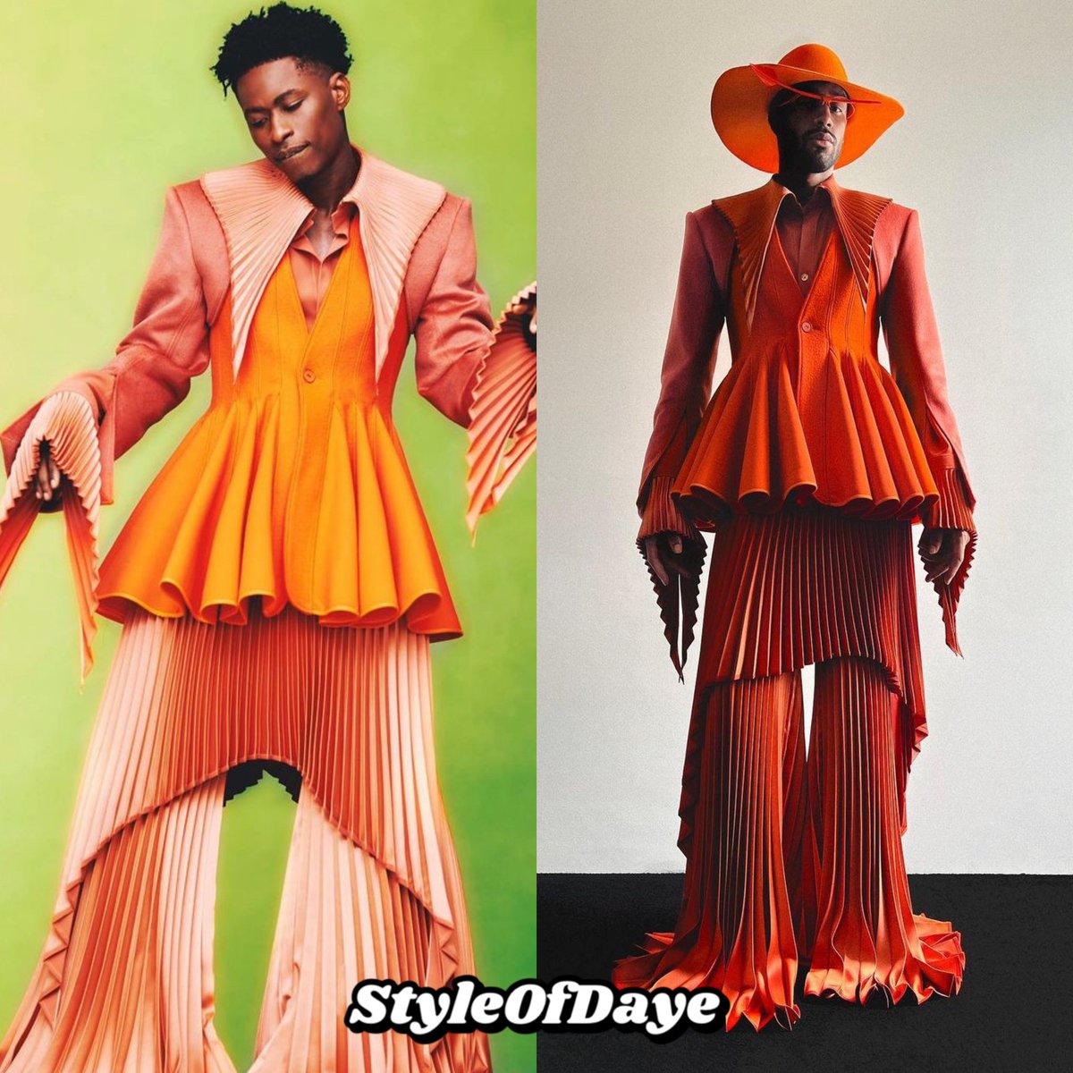 styleofdaye's tweet photo. .@tmrwmag | 45th Volume
📍@iamluckydaye wears a @RobertWun s/s 2023 pleated ensemble 

#luckydaye #luckydayefashion #tmrwmag https://t.co/gLF3rxlqxm