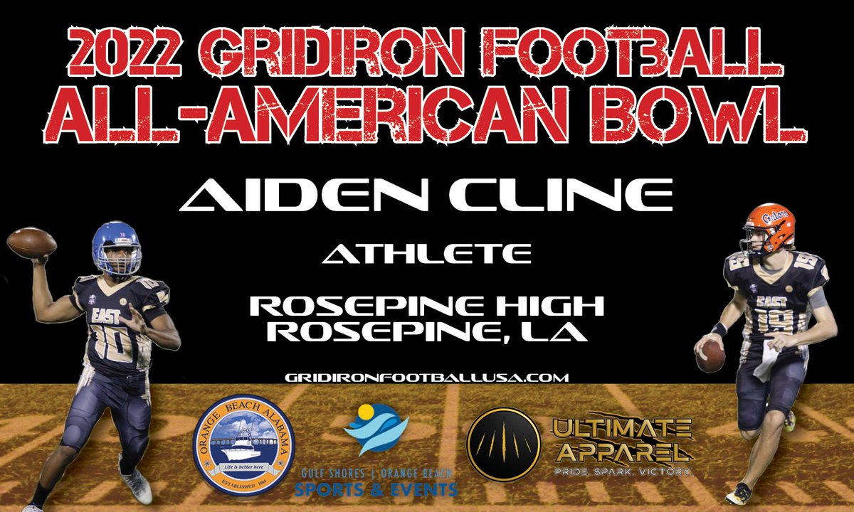 Invites for the 2022 Gridiron Football All-American Bowl Game on Dec. 27-30th in Orange Beach, AL. gridironfootballusa.com/lgf-bowl-game/ 

<a href="/AhamariW_/">Ahamari Williams</a>  <a href="/AidanByrd10/">Aidan Byrd</a> <a href="/atclem/">Aidan Clements</a> <a href="/AdenCline/">Aden Cline</a> 

To accept your offer, send us a DM!!!