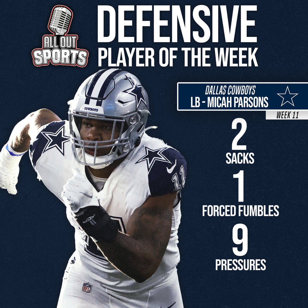 AllOutSportsPod's tweet photo. Our AOS players of the week! #Chiefs #Cowboys https://t.co/vWJ0jxvRZ1