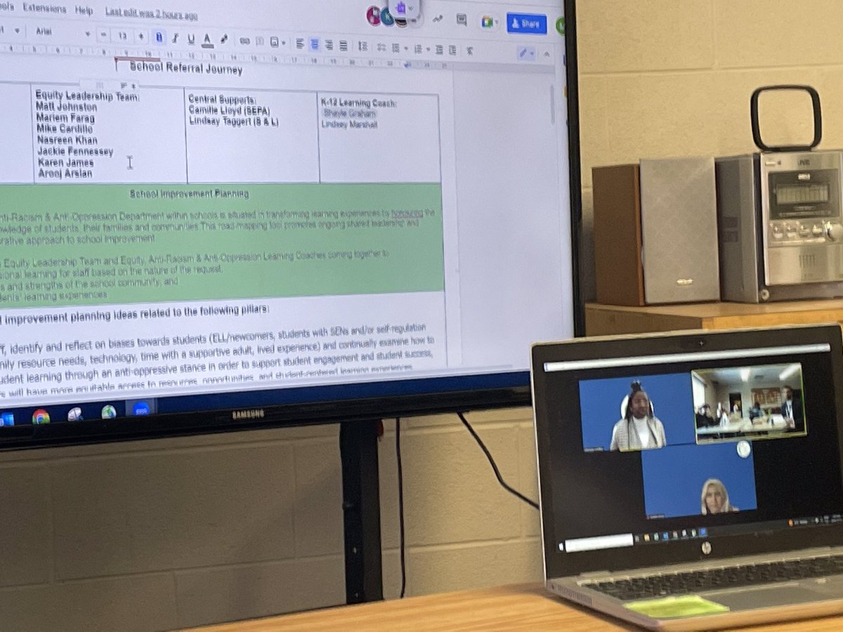 MrJ_TDSB's tweet photo. Thanks to Lindsay from @tdsb_cebsa for facilitating today’s session with the @SchoolFleming equity leadership team. We look forward to continued collaboration. @Msfarag_ @Nasreen28095101 @FennessyMs @AArslan2019 https://t.co/EnT4T0ZjJJ