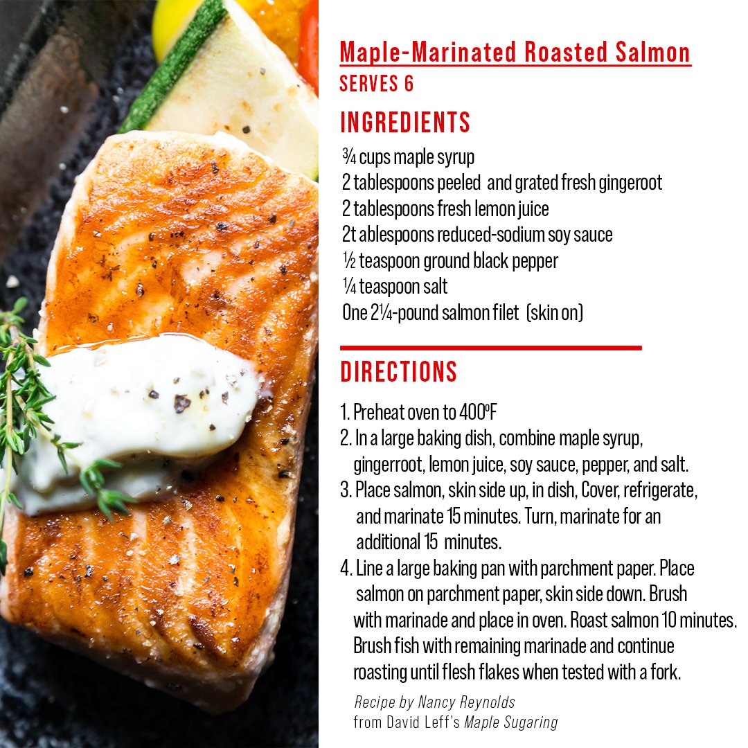 test Twitter Media - Looking for a festive salmon recipe? Why not try maple-marinated salmon? Here is a recipe from David Leff’s "Maple Sugaring: Keeping It Real in New England." The book is available at https://t.co/eycmUMDWjP
#maple #salmon #recipes https://t.co/aKJzmpp8i7