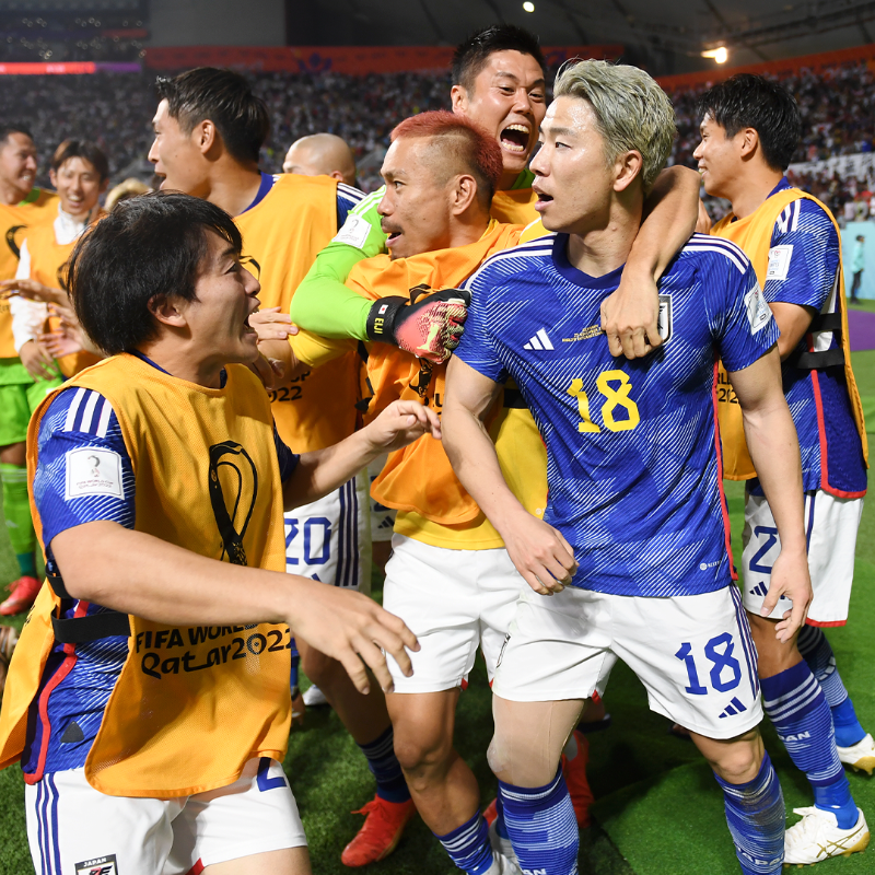 FIFAWorldCup_JP's tweet photo. 長友佑都：愛する @fctokyoofficial を代表としてきていることは僕の誇り 🎙❤️

#FIFAワールドカップ | #Qatar2022