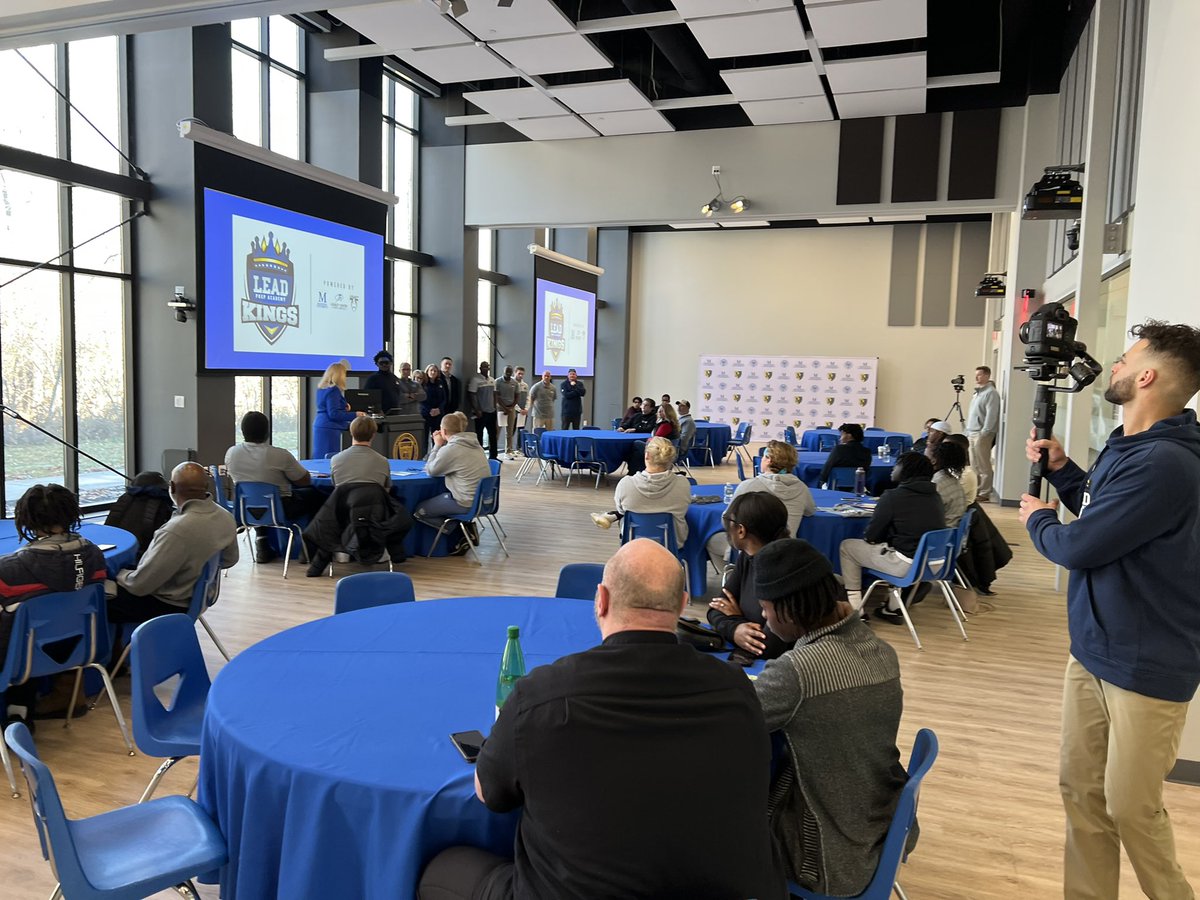 LEADPrepAcad's tweet photo. LEAD Prep Academy Recruiting Visit today! Players from US, Canada, Switzerland, Denmark &amp; England! Go Kings! @LegacyMI_FBall @Legacy_Recruit @EuropesEliteEE https://t.co/8wMRvUreFo