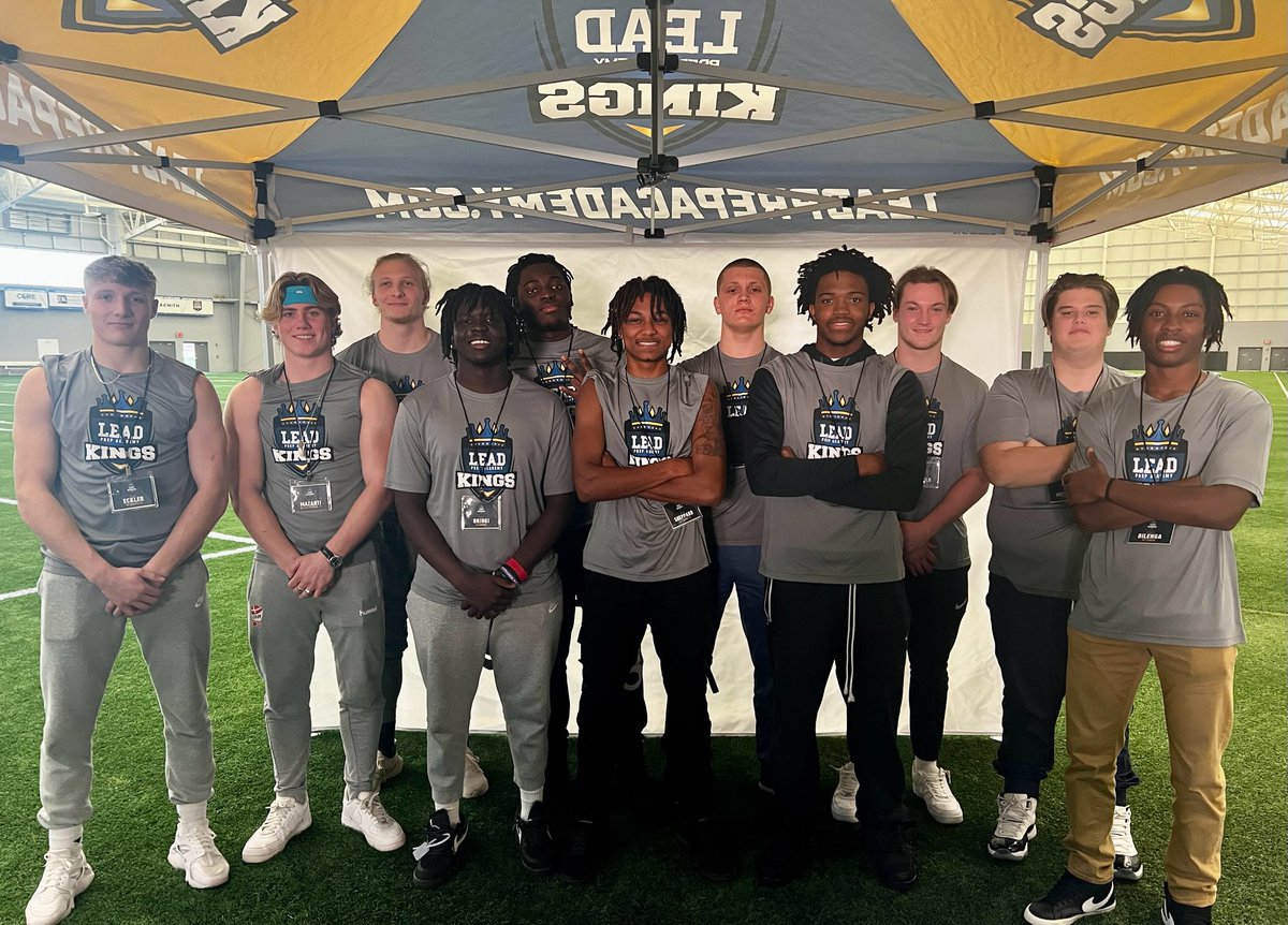 LEADPrepAcad's tweet photo. LEAD Prep Academy Recruiting Visit today! Players from US, Canada, Switzerland, Denmark &amp; England! Go Kings! @LegacyMI_FBall @Legacy_Recruit @EuropesEliteEE https://t.co/8wMRvUreFo