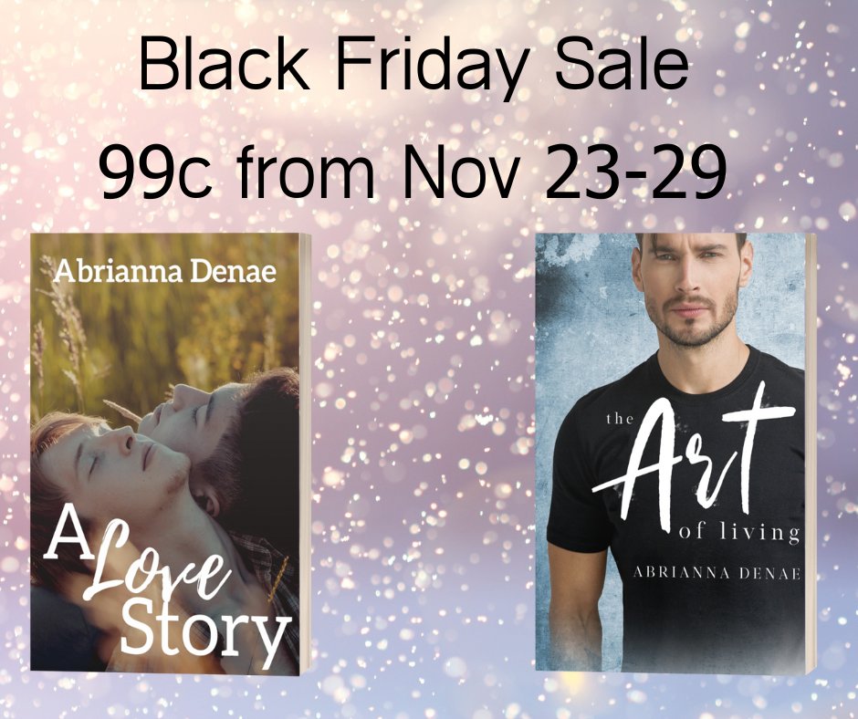 AbriDenae's tweet photo. BLACK FRIDAY SALE

Two books for 99c! November 23rd - 29th

Friends to lovers, second chance: https://t.co/zOP6eKb4pM

Single dad, low-angst, hurt/comfort: https://t.co/Tg4EutjKol

Author links: https://t.co/bPFC46lwcS https://t.co/JWOmMojzVu