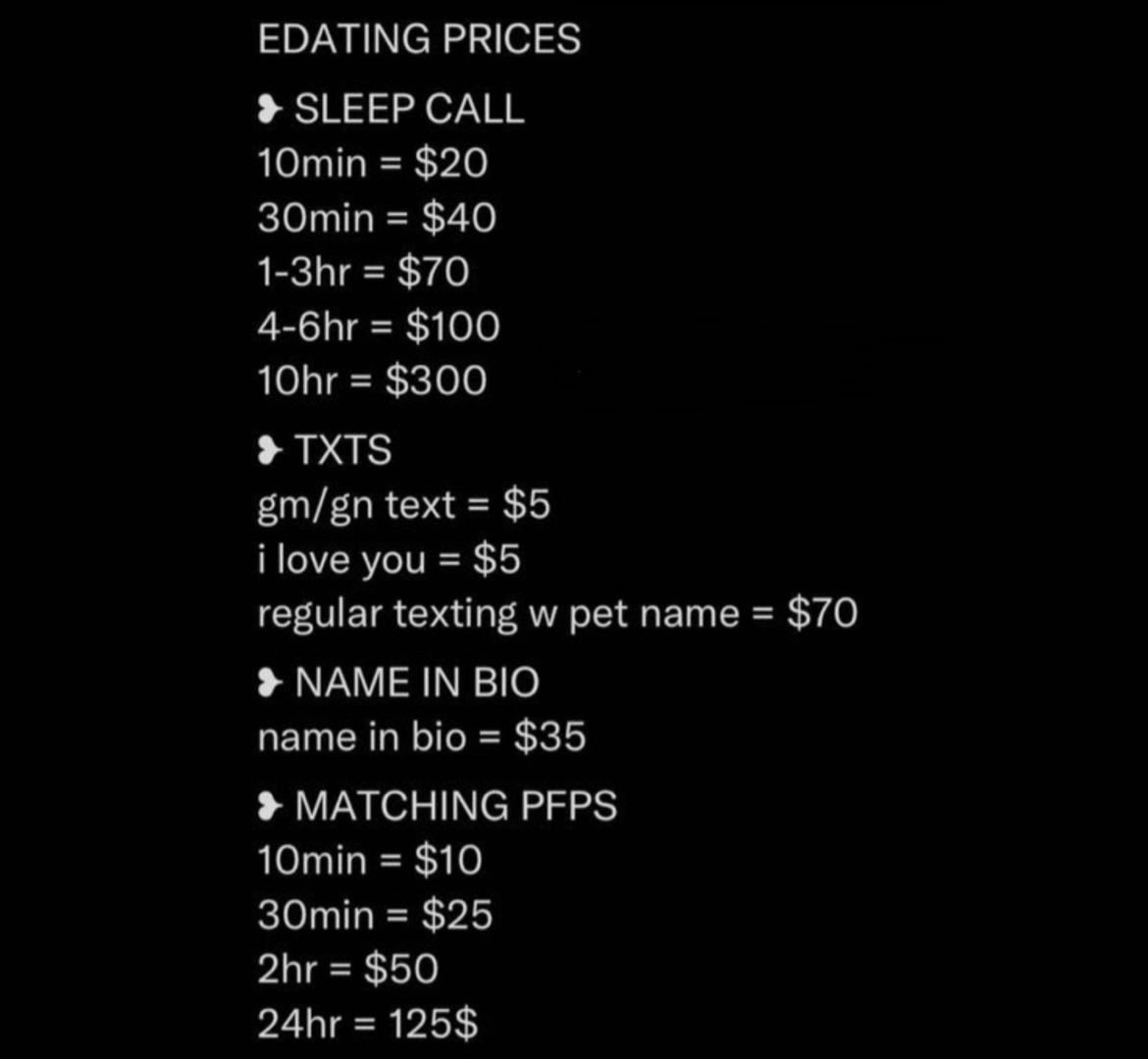 :) serious inquiries only