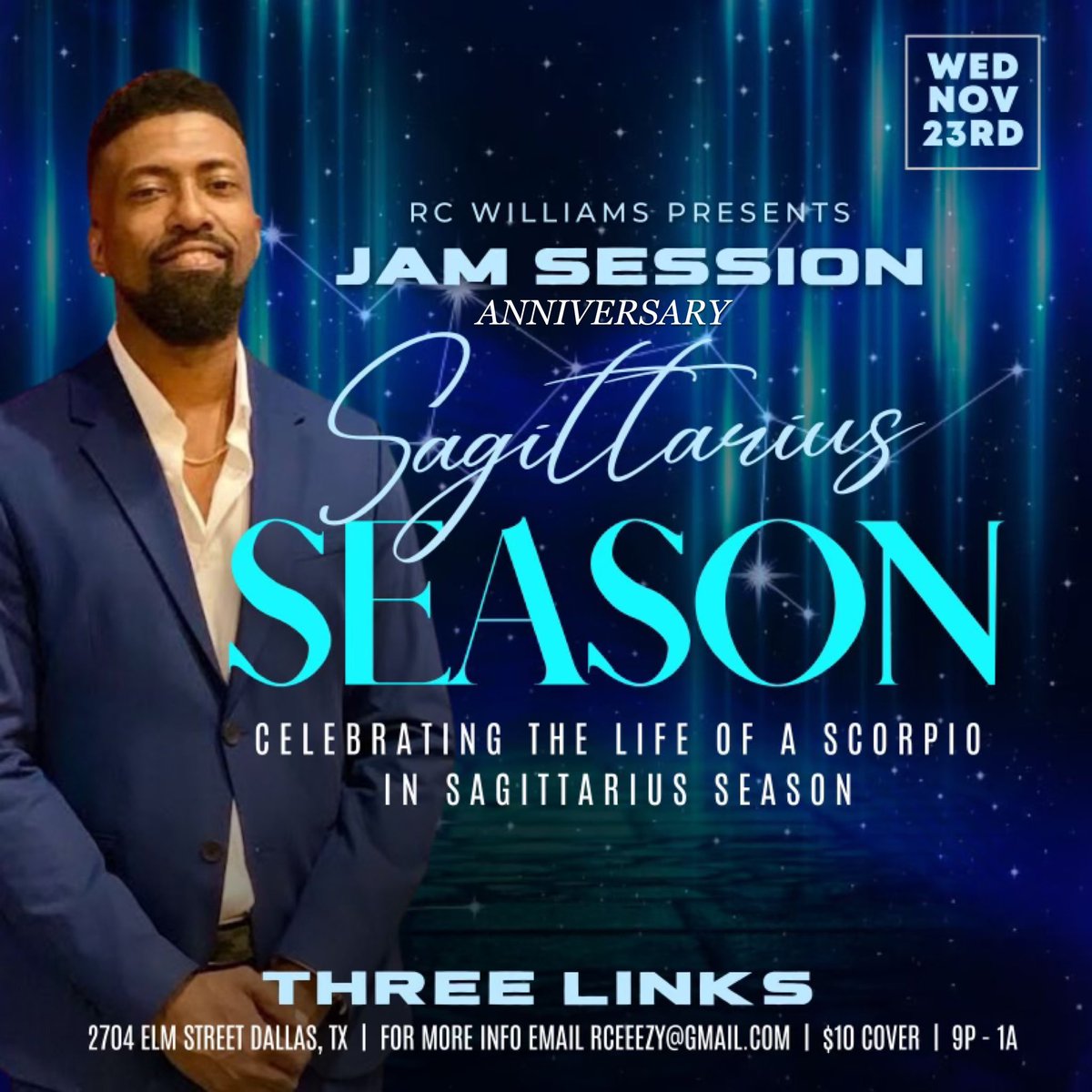 TONIGHT "JAM SESSION ANNIVERSARY" CELEBRATING 17 YEARS + BIRTHDAY CELEBRATION FOR JAY*CLIPP