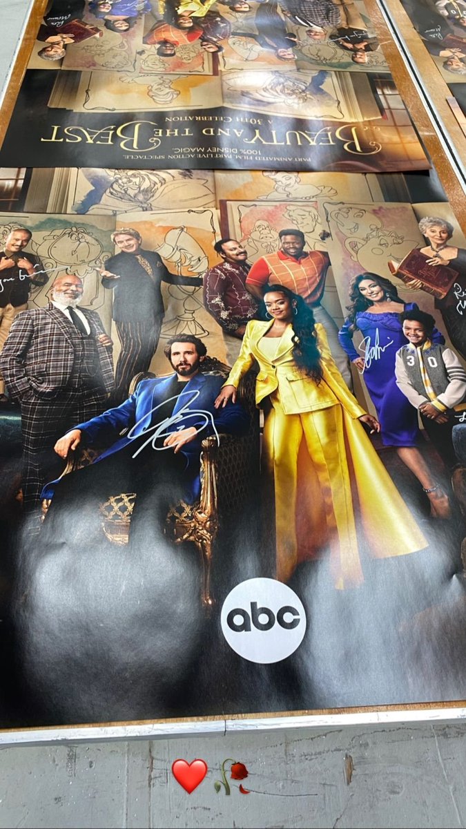 Timpanist's tweet image. #instastory from .@joshgroban #BeautyandtheBeast30th #ClosedSet #Taping #LiveAudience #SignedCastPoster