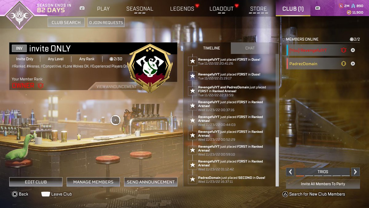 Revngeful's tweet photo. Who needa invite? Idc about skill level, this club for the real 1s https://t.co/XchZMfu1R2