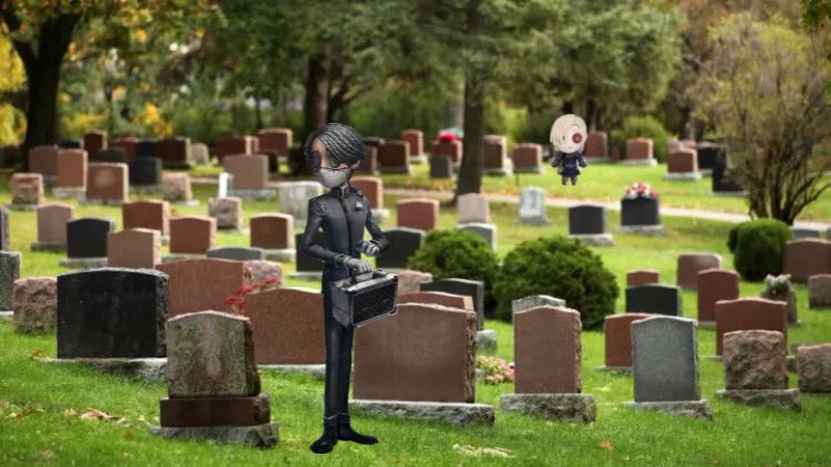 WheresEmbalmer's tweet photo. Aesop should NOT be visiting the graveyard https://t.co/yuKPdtc2f7