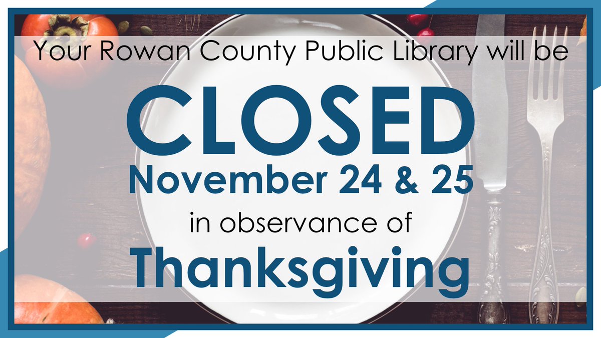 Rowan County Public Library (@rowanpubliclib) on Twitter photo 