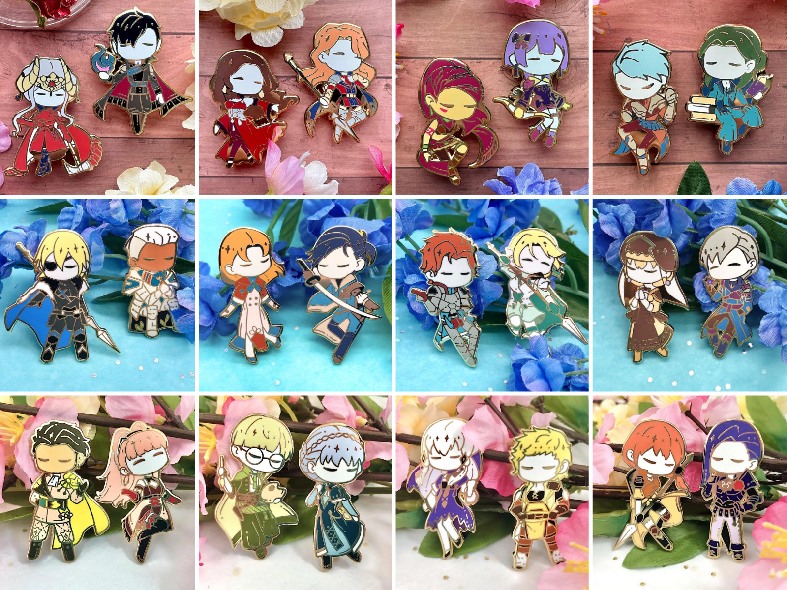 luna chai on Twitter "all fe3h student pins ️💙💛 https//t.co