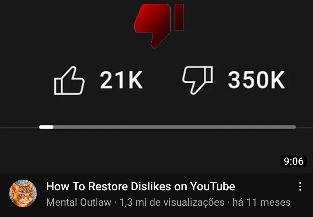 LeprosoFoda's tweet photo. @YouTube You're right https://t.co/xEbzmkWesL