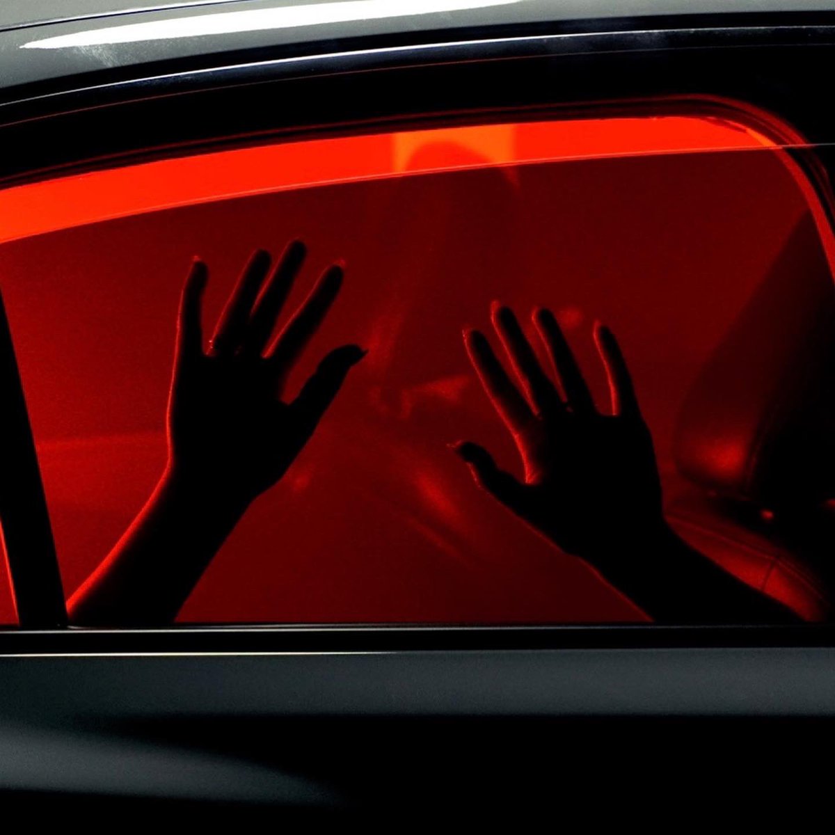 SCSCinema's tweet photo. Took some inspiration from 1983’s “Christine” and turned this Infiniti Q50 Sport into a horror on wheels for a fun nighttime photo shoot! https://t.co/sHmR710Gl1
