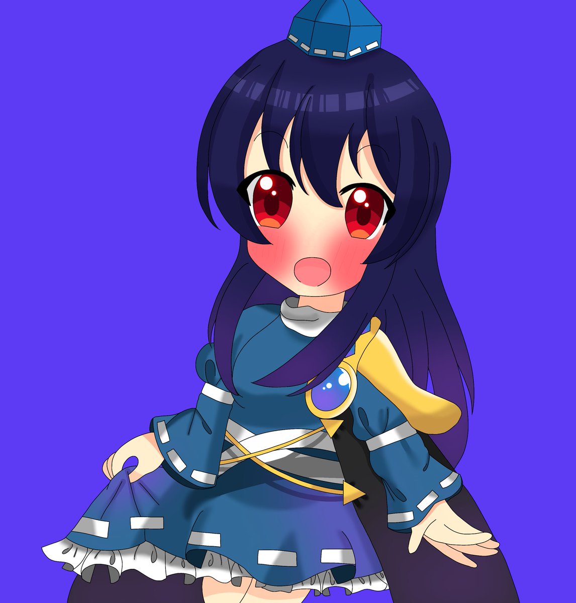 飯綱丸龍描いてみました！
#東方Project #飯綱丸龍 #東方イラスト #絵柄が好みっていう人にフォローされたい