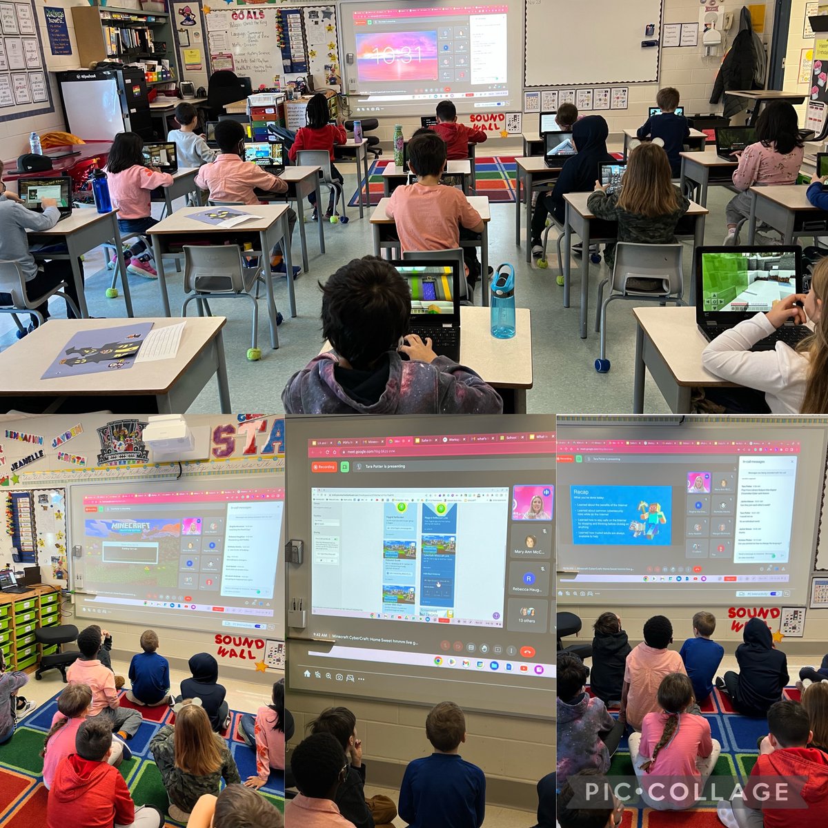 Such engagement during our <a href="/PlayCraftLearn/">Minecraft Education</a> session today. Thank you <a href="/tpot_9/">𝚃𝚊𝚛𝚊 𝙿𝚘𝚝𝚝𝚎𝚛 (she/her)</a> for helping these Grade 3’s <a href="/AssisiOCSB/">St. Francis of Assisi School</a> with Digital Citizenship! #ocsbDigital4Good