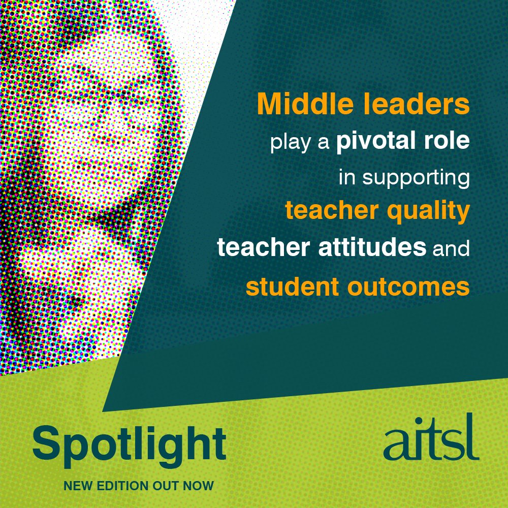 Our Spotlight report: “Middle Leadership in Australian schools” highlights the role of a middle leader, skills required to be a middle leader and the support middle leaders require to be successful in their roles.

Read it here:
aitsl.edu.au/middle-leaders…