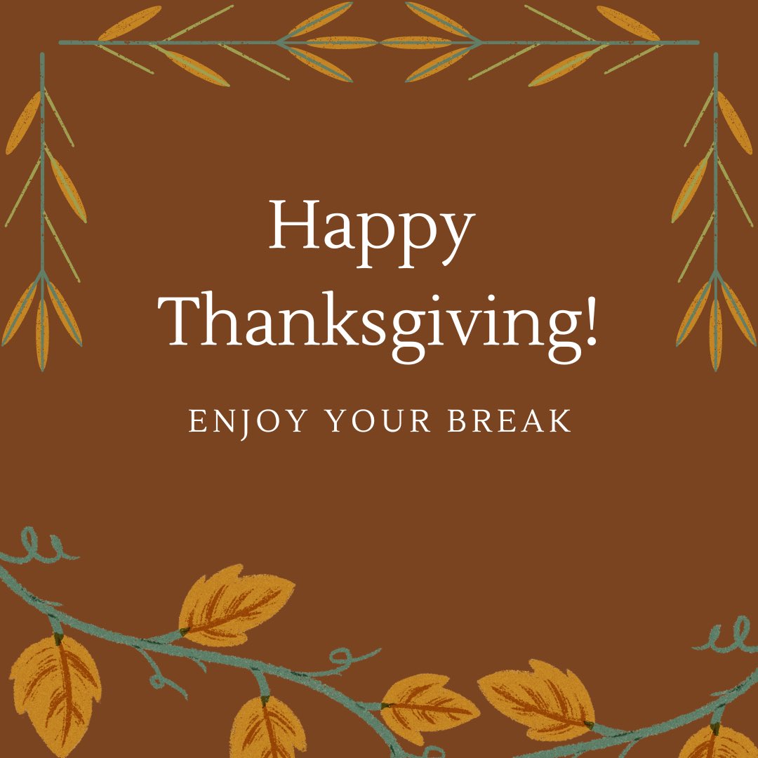 MUlibrary's tweet image. Wishing you a great break! 🍂😁