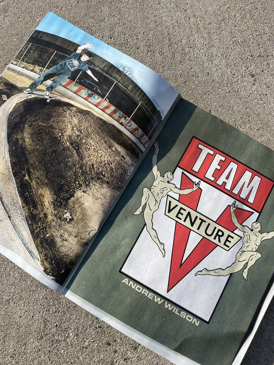 Andrew Wilson with the January 2023 Venture Ad 📸:  Jared Sherbert