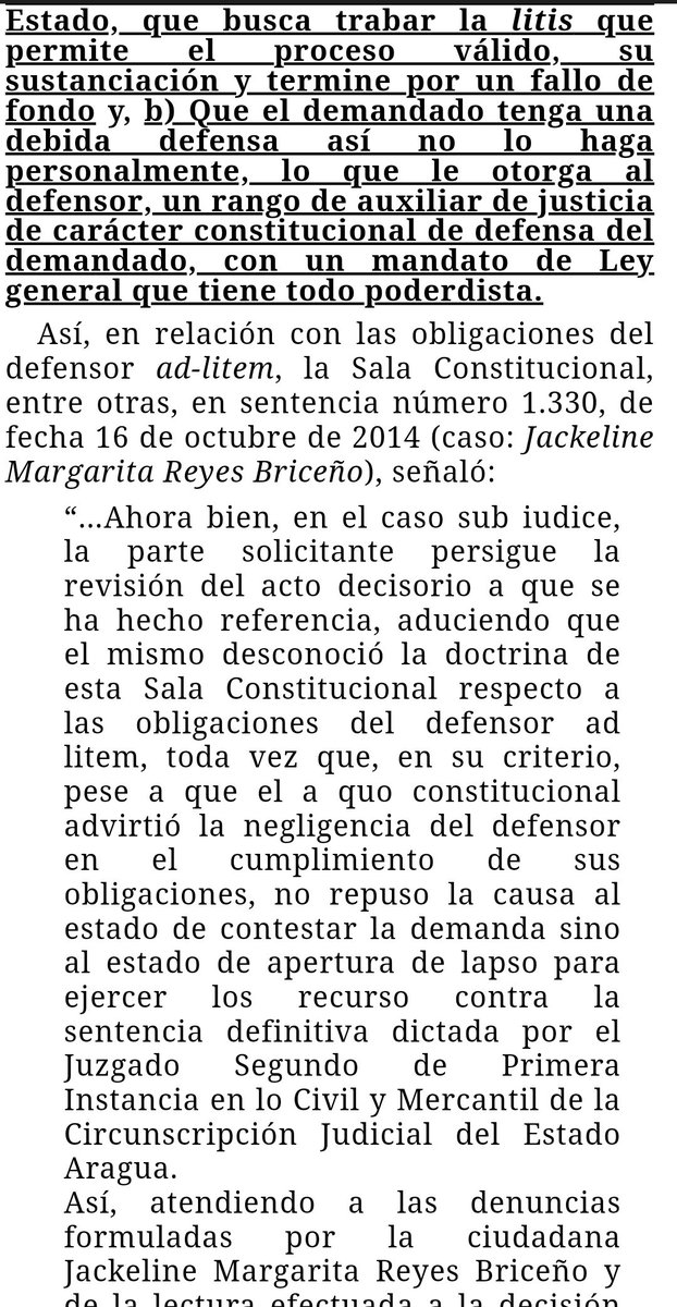 WilsonGomezGB's tweet photo. Sentencia N° 000672 del 21/11/2022 Sala de Casación Civil @TSJ_Venezuela
Obligaciones del defensor ad-litem. Debido proceso. Defensa en Juicio.
Una defensa “efectiva y técnica” a través de un abogado designado por el Tribunal. Función del defensor judicial
https://t.co/ELg3hCIGCi https://t.co/PhL82oaaJU