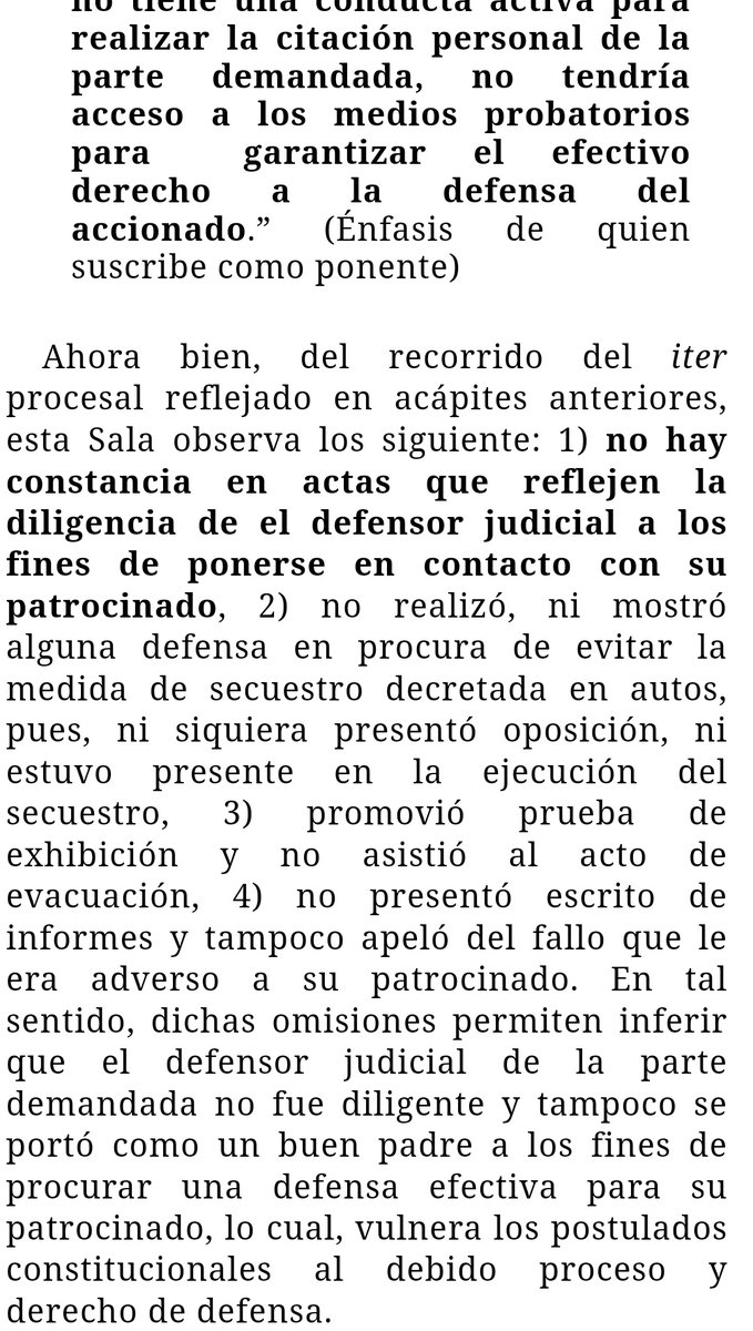 WilsonGomezGB's tweet photo. Sentencia N° 000672 del 21/11/2022 Sala de Casación Civil @TSJ_Venezuela
Obligaciones del defensor ad-litem. Debido proceso. Defensa en Juicio.
Una defensa “efectiva y técnica” a través de un abogado designado por el Tribunal. Función del defensor judicial
https://t.co/ELg3hCIGCi https://t.co/PhL82oaaJU