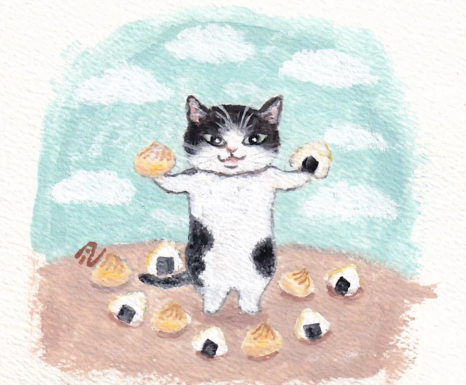 肖像画を描かせていただきました!「何かをくれそうなぱんださん」「お花とにっこりクーパーさん」とても楽しく描きました! 
