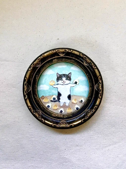 肖像画を描かせていただきました!「何かをくれそうなぱんださん」「お花とにっこりクーパーさん」とても楽しく描きました! 