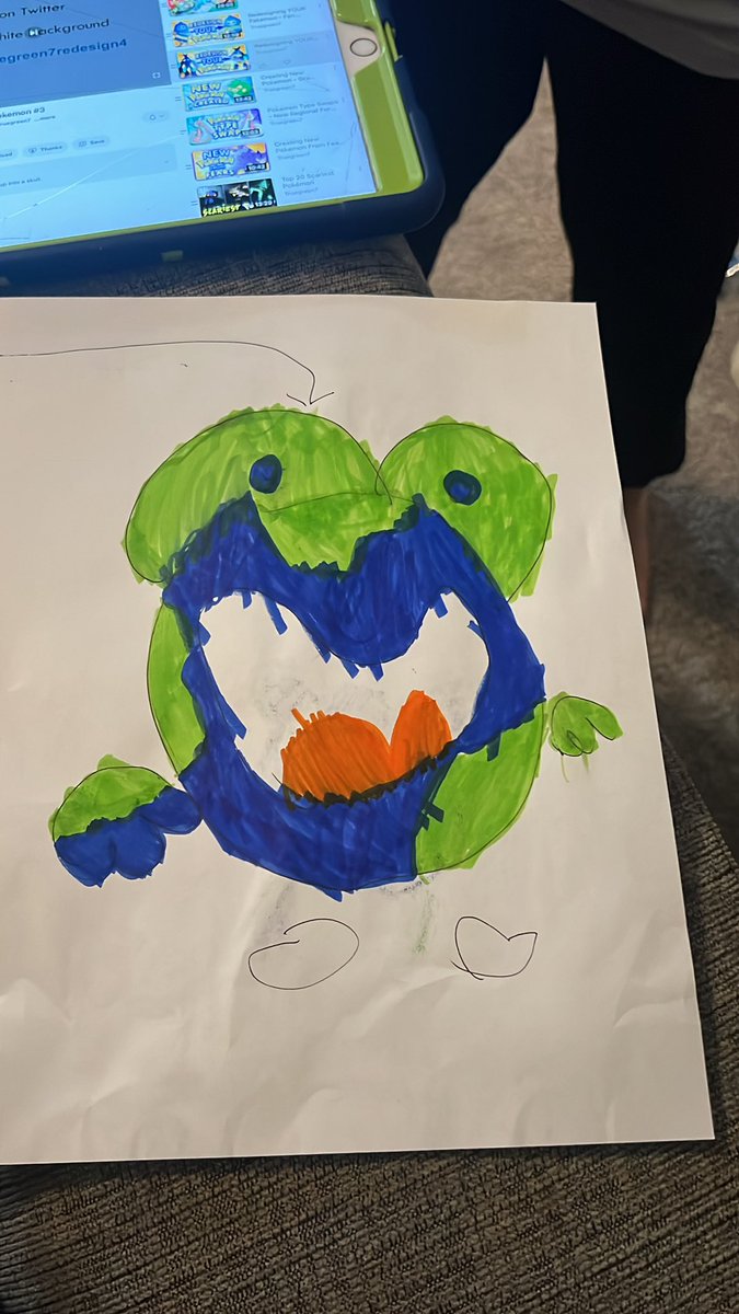 KelseyElwess's tweet photo. #truegreen7redesign4 
The 1st one is a rock type. It knows the move meteor blast. Meteor blast is a bite but has more damage. It's 2nd evo., is mistaken for a globe of the earth and it's eyebrows are clouds.last evo. tongue acts like the core of the earth &amp; its move = earth blast https://t.co/lbt1jlspKC